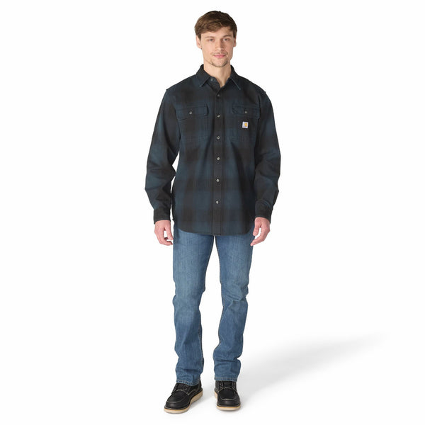 Carhartt 107013 Men's Hubbard Loose LS Plaid Shirt