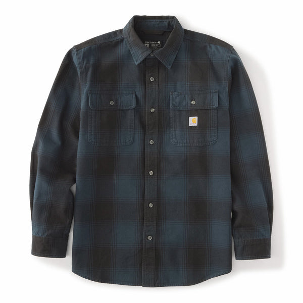 Carhartt 107013 Men's Hubbard Loose LS Plaid Shirt