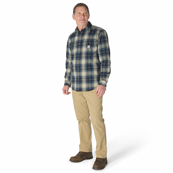 Carhartt 107013 Men's Hubbard Loose LS Plaid Shirt