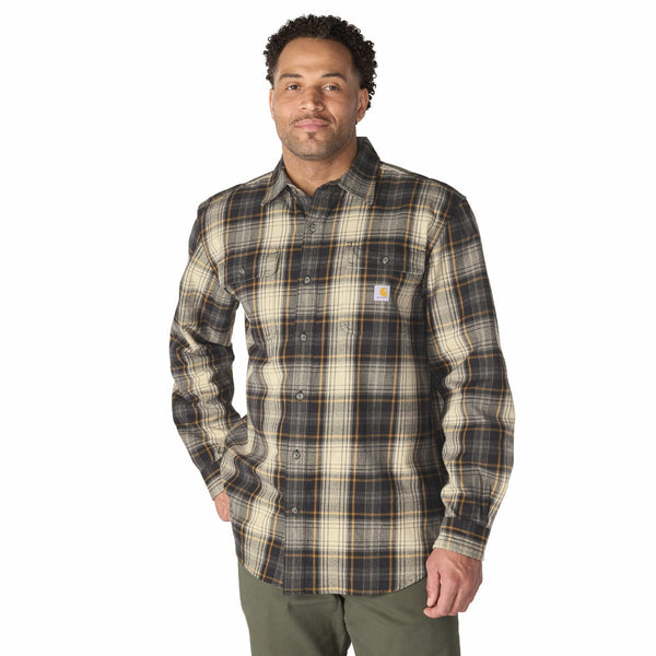 Carhartt 107013 Men's Hubbard Loose LS Plaid Shirt