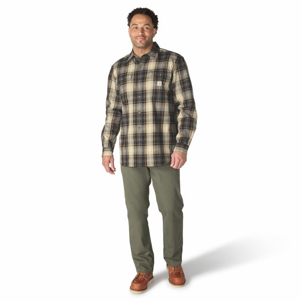 Carhartt 107013 Men's Hubbard Loose LS Plaid Shirt