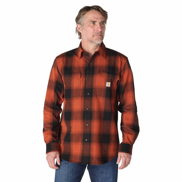 Carhartt 107013 Men's Hubbard Loose LS Plaid Shirt