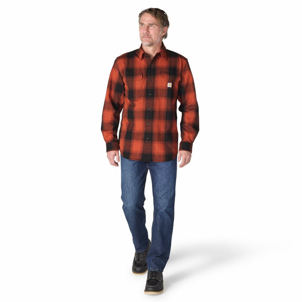 Carhartt 107013 Men's Hubbard Loose LS Plaid Shirt