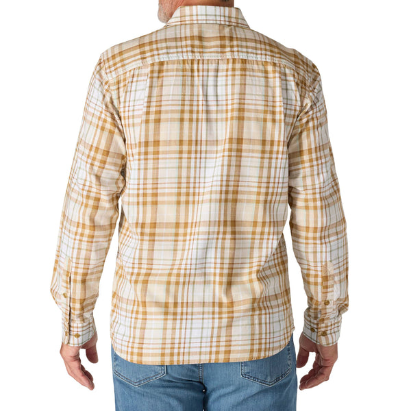 Carhartt 107014 Men's Rugged Flex Relaxed Fit LW LS Plaid Shirt