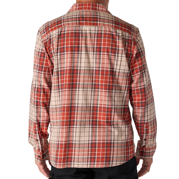 Carhartt 107014 Men's Rugged Flex Relaxed Fit LW LS Plaid Shirt