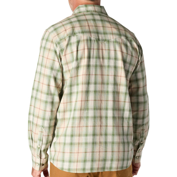 Carhartt 107016 Men's Montana Rugged Flex Relaxed Fit LW LS Snap-Front Plaid Shirt