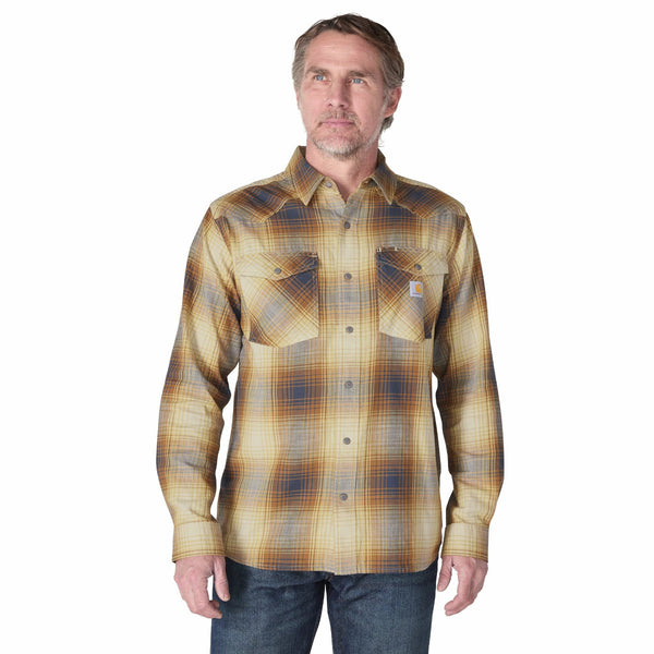Carhartt 107016 Men's Montana Bozeman Relaxed LS Plaid Shirt