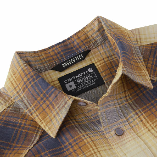 Carhartt 107016 Men's Montana Bozeman Relaxed LS Plaid Shirt