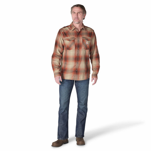 Carhartt 107016 Men's Montana Bozeman Relaxed LS Plaid Shirt