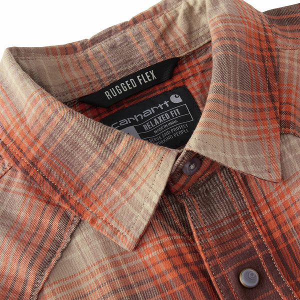Carhartt 107016 Men's Montana Bozeman Relaxed LS Plaid Shirt