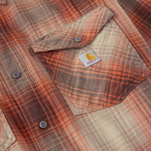 Carhartt 107016 Men's Montana Bozeman Relaxed LS Plaid Shirt
