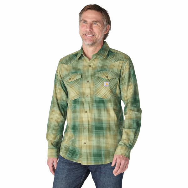 Carhartt 107016 Men's Montana Bozeman Relaxed LS Plaid Shirt