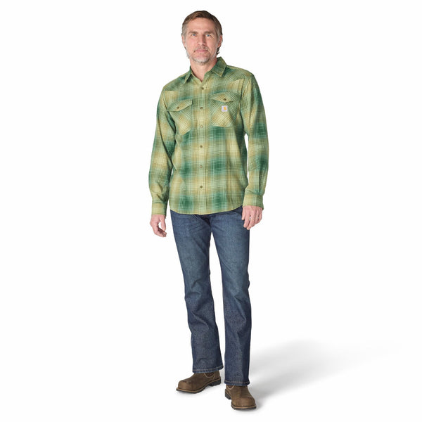 Carhartt 107016 Men's Montana Bozeman Relaxed LS Plaid Shirt