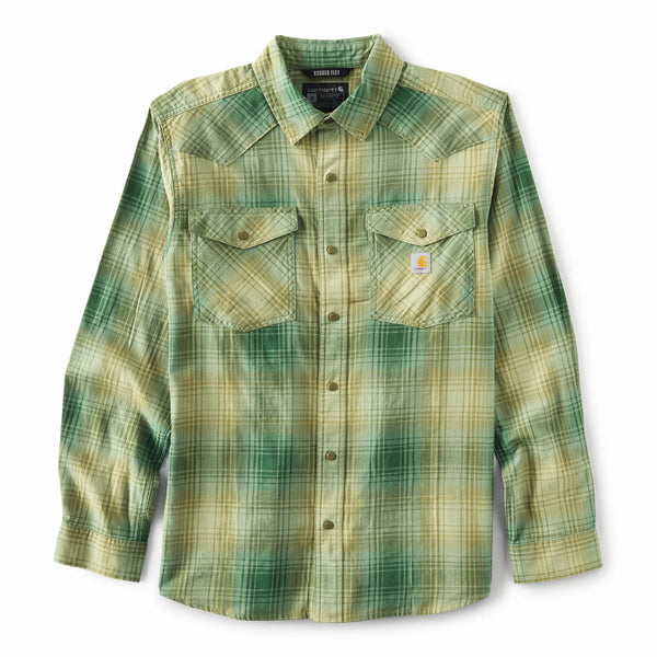 Carhartt 107016 Men's Montana Bozeman Relaxed LS Plaid Shirt
