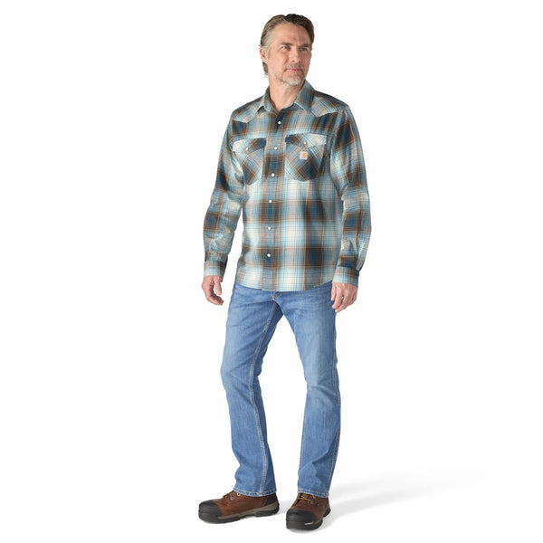 Carhartt 107016 Men's Montana Bozeman Relaxed LS Plaid Shirt