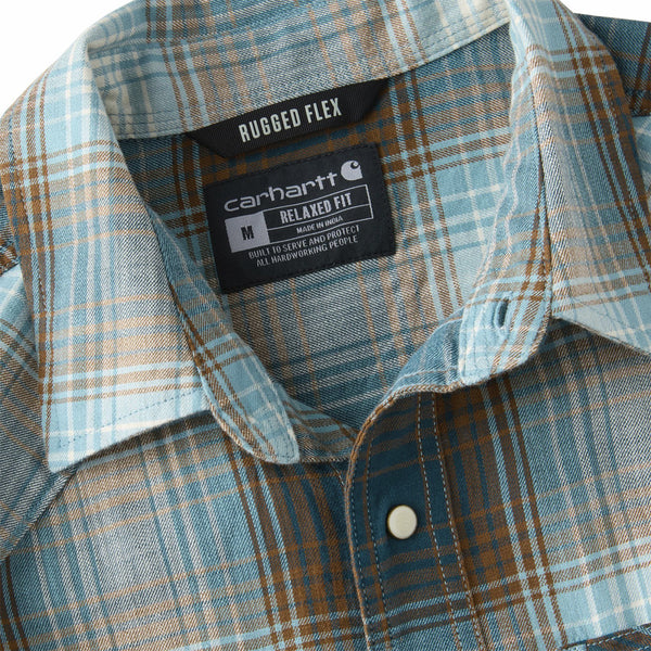 Carhartt 107016 Men's Montana Bozeman Relaxed LS Plaid Shirt