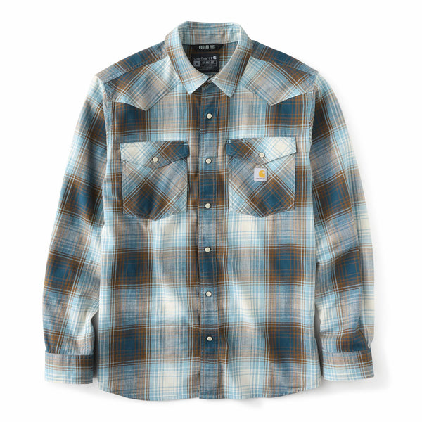 Carhartt 107016 Men's Montana Bozeman Relaxed LS Plaid Shirt