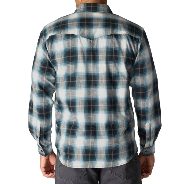 Carhartt 107016 Men's Montana Rugged Flex Relaxed Fit LW LS Snap-Front Plaid Shirt