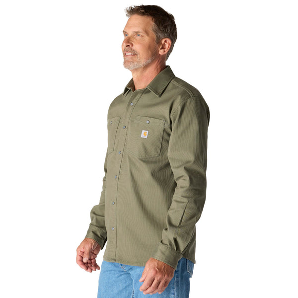 Carhartt 107019 Men's Montana Rugged Flex Relaxed Fit Corduroy LS Shirt