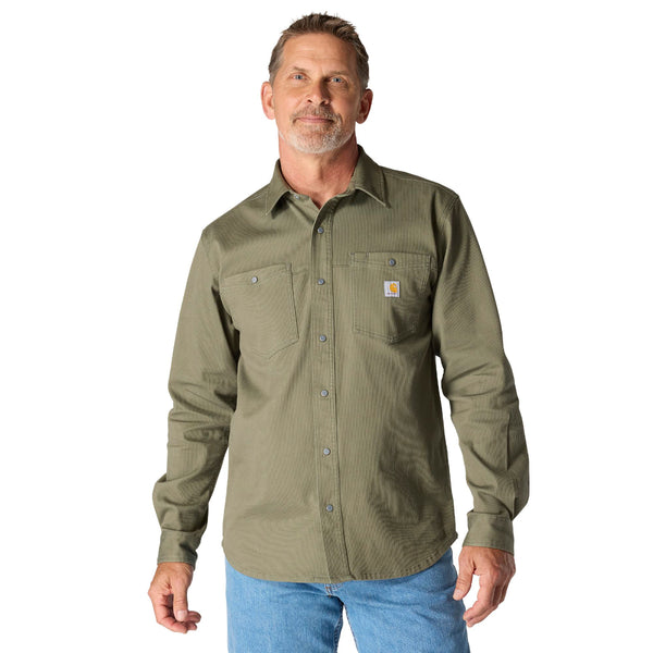 Carhartt 107019 Men's Montana Rugged Flex Relaxed Fit Corduroy LS Shirt