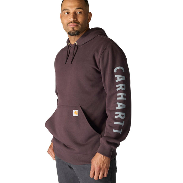 Carhartt 107030 Men's Rain Defender Loose Fit Midweight Logo Graphic Sweatshirt