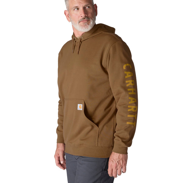 Carhartt 107030 Men's Rain Defender Loose Fit Midweight Logo Graphic Sweatshirt