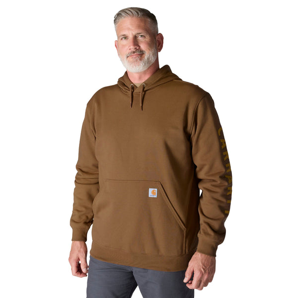 Carhartt 107030 Men's Rain Defender Loose Fit Midweight Logo Graphic Sweatshirt
