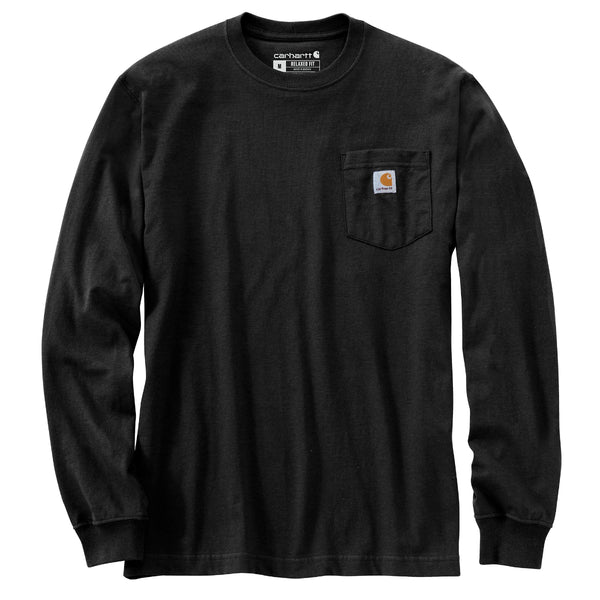 Carhartt 107036 Men's Relaxed Fit HW LS Pocket C Graphic T-Shirt