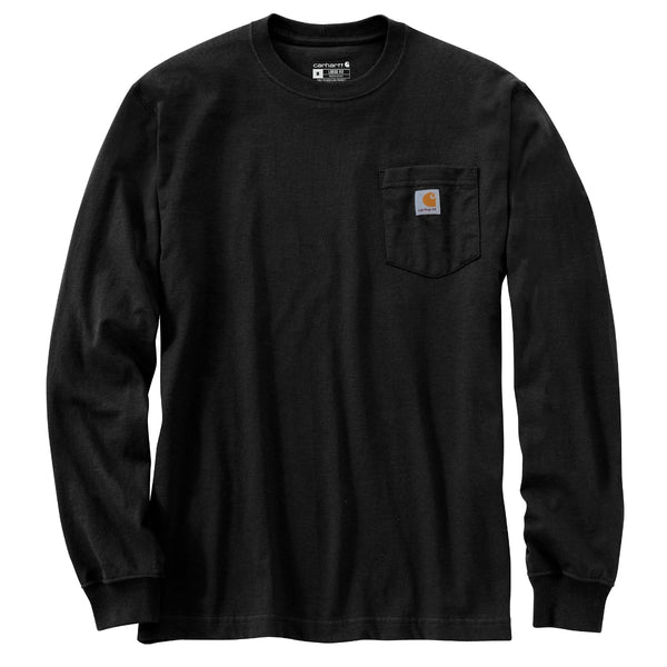 Carhartt 107038 Men's Loose Fit Heavyweight LS Pocket 1889 Graphic T-Shirt