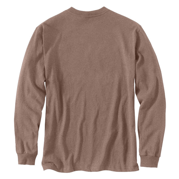 Carhartt 107039 Men's Loose Fit Heavyweight LS Logo Graphic T-Shirt