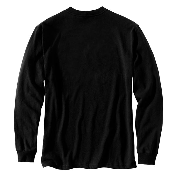 Carhartt 107039 Men's Loose Fit Heavyweight LS Logo Graphic T-Shirt