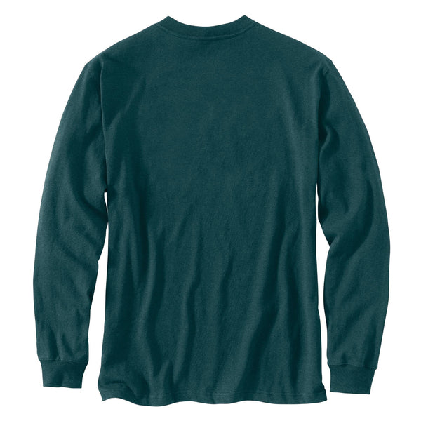 Carhartt 107039 Men's Loose Fit Heavyweight LS Logo Graphic T-Shirt