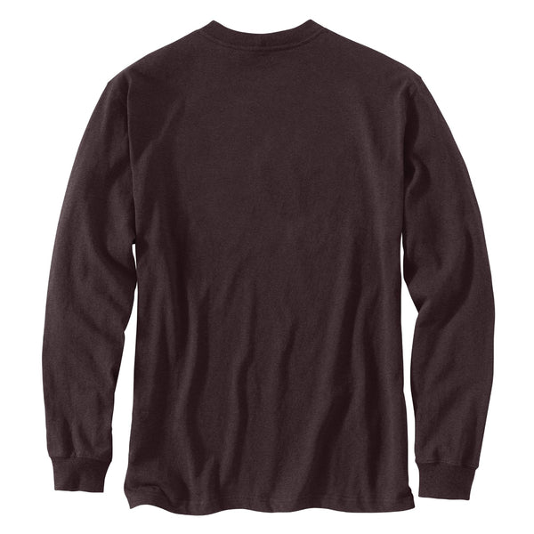 Carhartt 107040 Men's Loose Fit HW LS Script Graphic T-Shirt