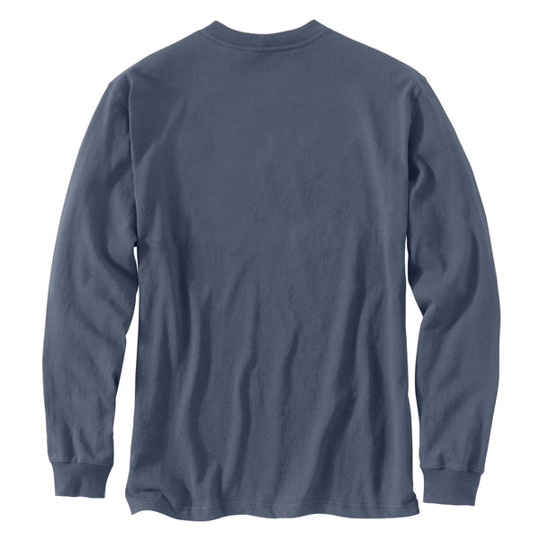 Carhartt 107040 Men's Loose Fit HW LS Script Graphic T-Shirt