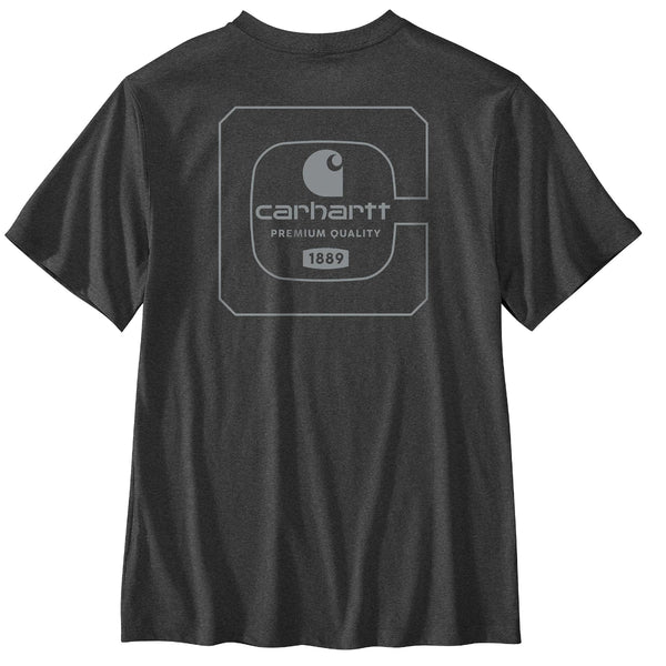 Carhartt 107045 Men's Relaxed Fit LW SS Pocket Quality Graphic T-Shirt