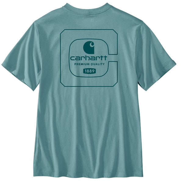 Carhartt 107045 Men's Relaxed Fit LW SS Pocket Quality Graphic T-Shirt
