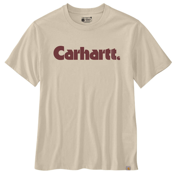 Carhartt 107046 Men's Relaxed Fit LW SS Logo Graphic T-Shirt