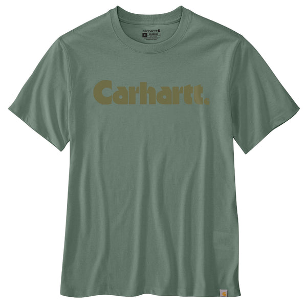 Carhartt 107046-SNSL Men's Relaxed Fit LW SS Logo Graphic T-Shirt