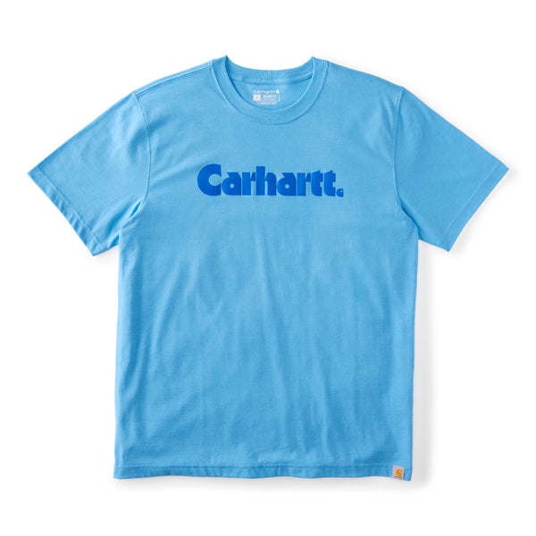 Carhartt 107046-SNSL Men's Relaxed Fit LW SS Logo Graphic T-Shirt