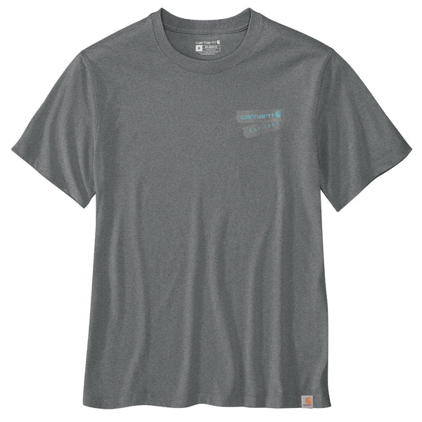 Carhartt 107047 Men's Relaxed Fit LW SS Tape Graphic T-Shirt