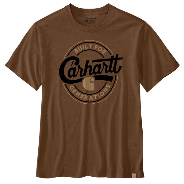 Carhartt 107049 Men's Relaxed Fit LW SS Script Graphic T-Shirt