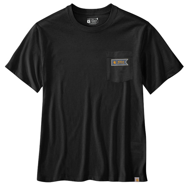 Carhartt 107063 Men's Relaxed Fit LW SS Pocket Script Graphic T-Shirt