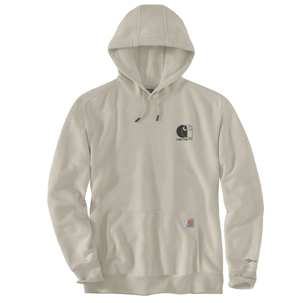 Carhartt 107064-SNSLS26 Men's Force Logo Sweatshirt