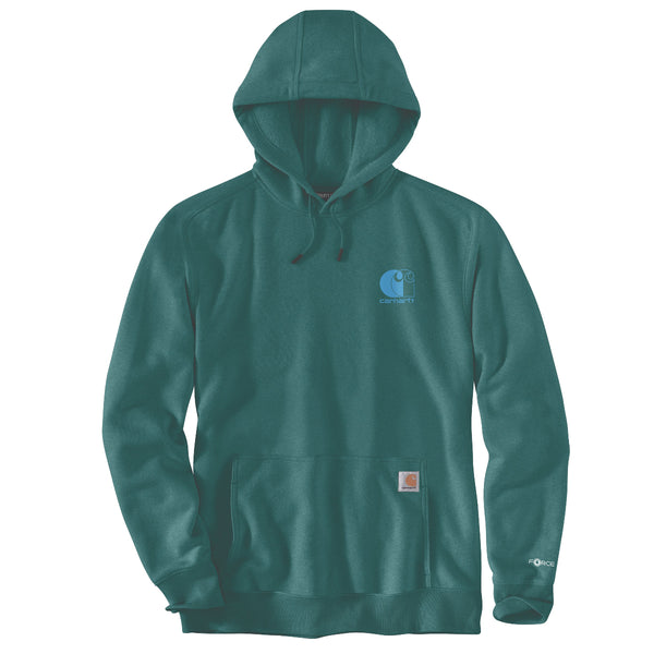 Carhartt 107064-SNSLS26 Men's Force Logo Sweatshirt