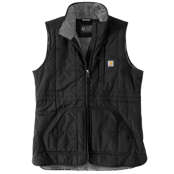 Carhartt 107100 Women's Rain Defender Relaxed Fit LW Insulated Mock-Neck Vest