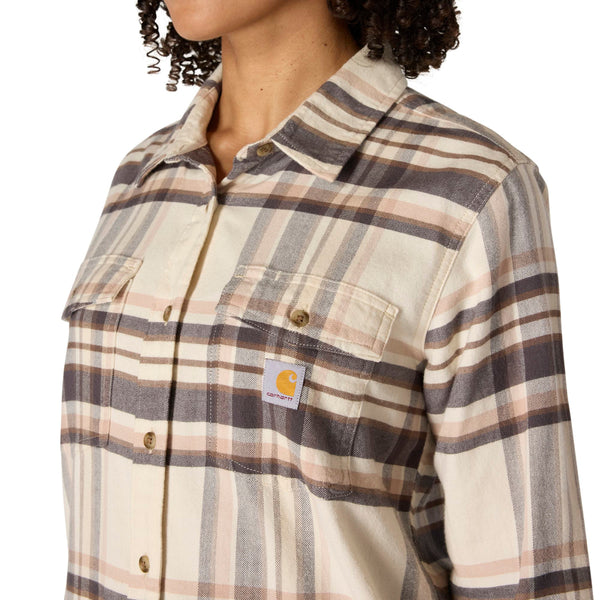 Carhartt 107135 Women's TENCEL Fiber Series Relaxed Fit Plaid Shirt
