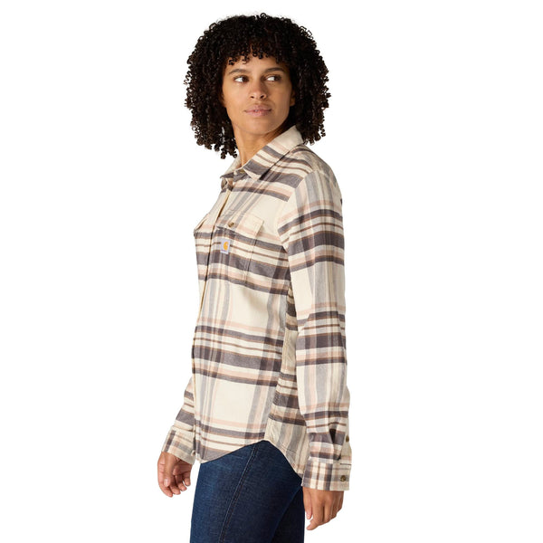 Carhartt 107135 Women's TENCEL Fiber Series Relaxed Fit Plaid Shirt