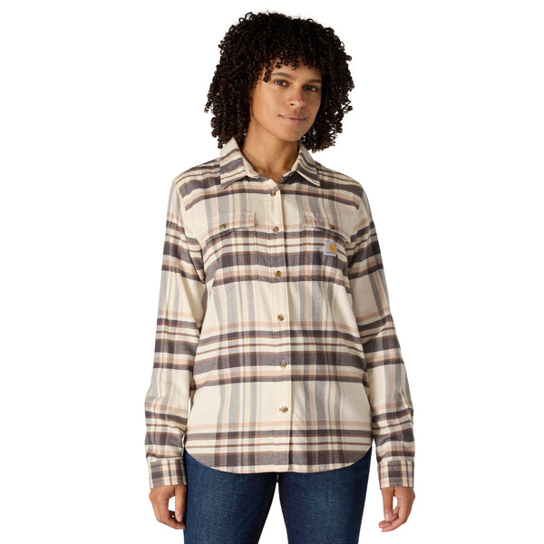 Carhartt 107135 Women's TENCEL Fiber Series Relaxed Fit Plaid Shirt