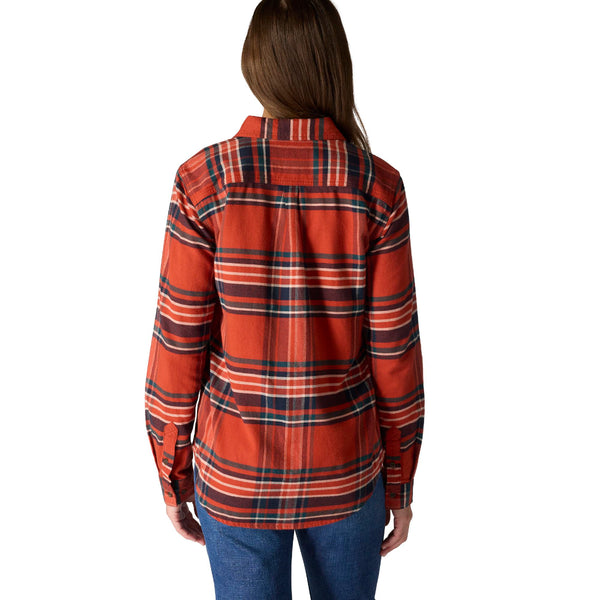 Carhartt 107135 Women's TENCEL Fiber Series Relaxed Fit Plaid Shirt