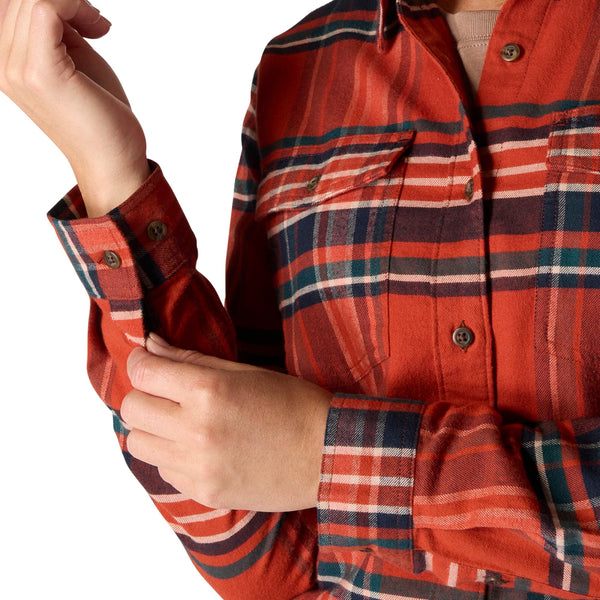 Carhartt 107135 Women's TENCEL Fiber Series Relaxed Fit Plaid Shirt